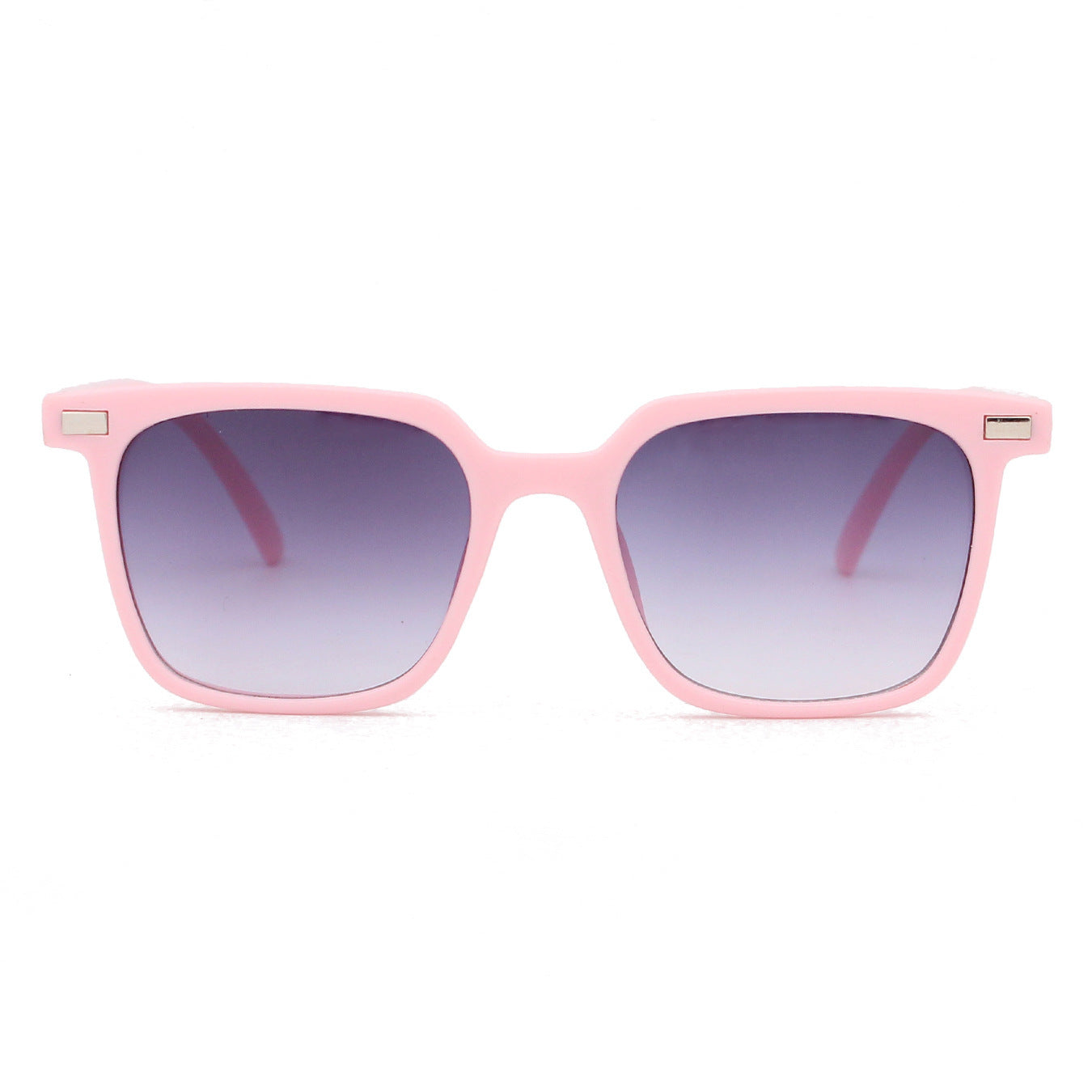 Trendy Lavender Square Sunglasses with Gradient Lenses