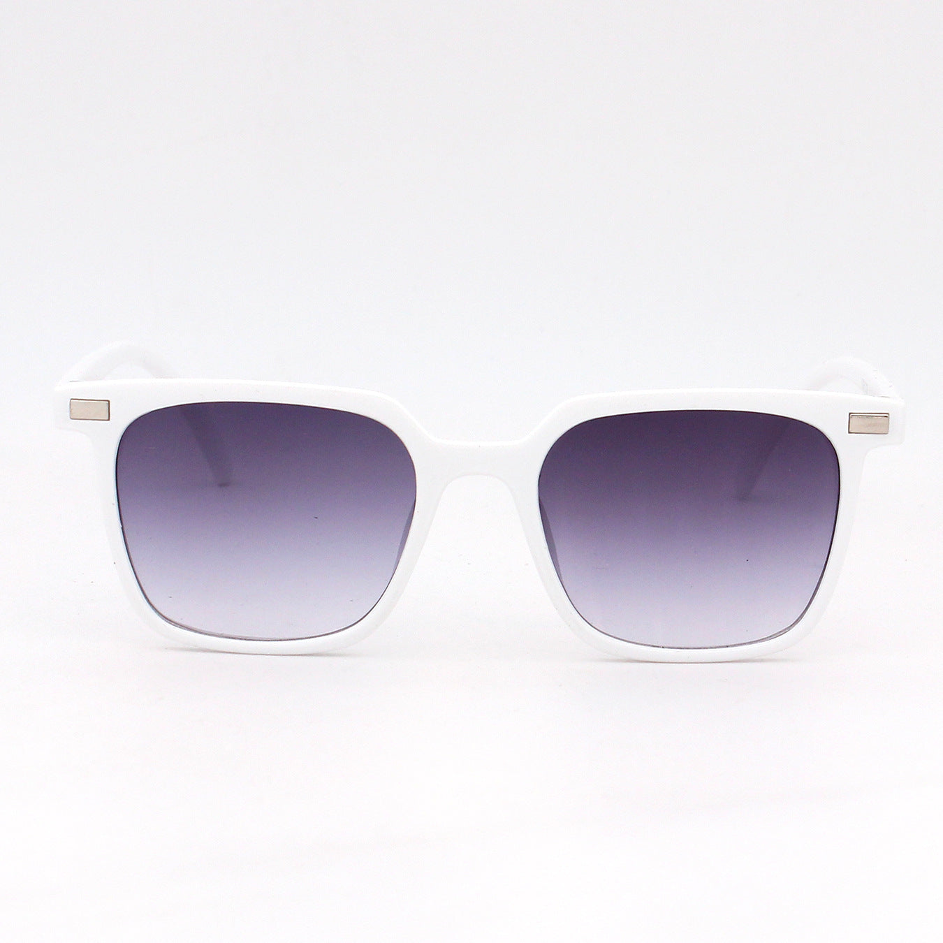 Trendy Lavender Square Sunglasses with Gradient Lenses