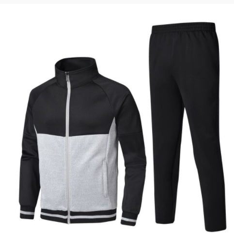 Color Block Sporty Tracksuit Set