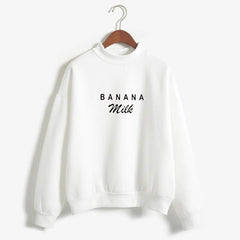 Banana Milk Graphic Crewneck Sweatshirt