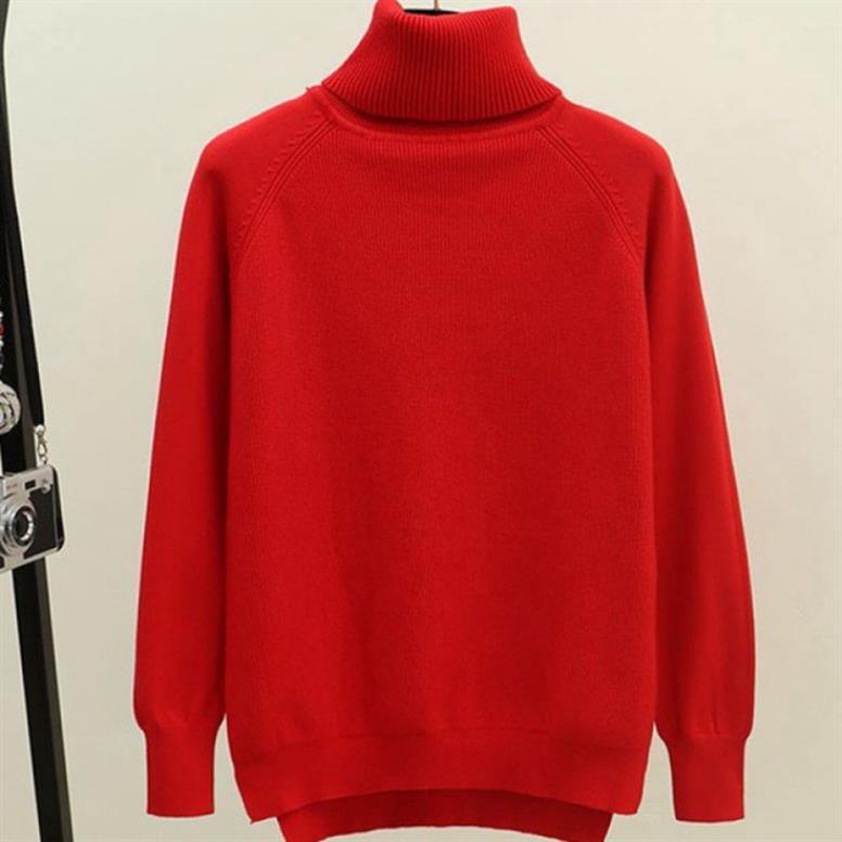 Cozy Turtleneck Raglan Sleeve Sweater