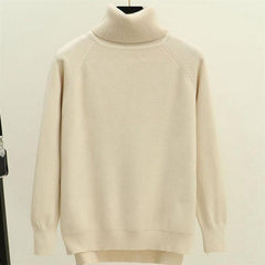 Cozy Turtleneck Raglan Sleeve Sweater