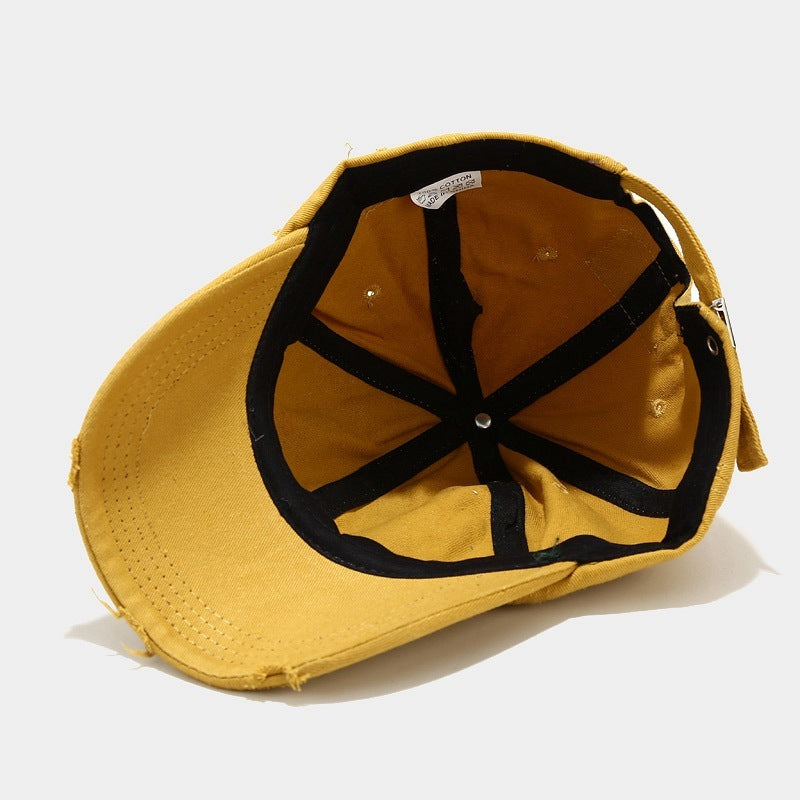 Distressed Baseball Caps - Multicolor