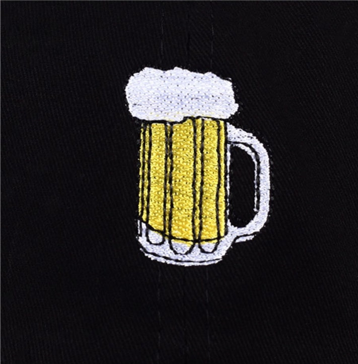 Beer Mug Embroidered Adjustable Baseball Cap