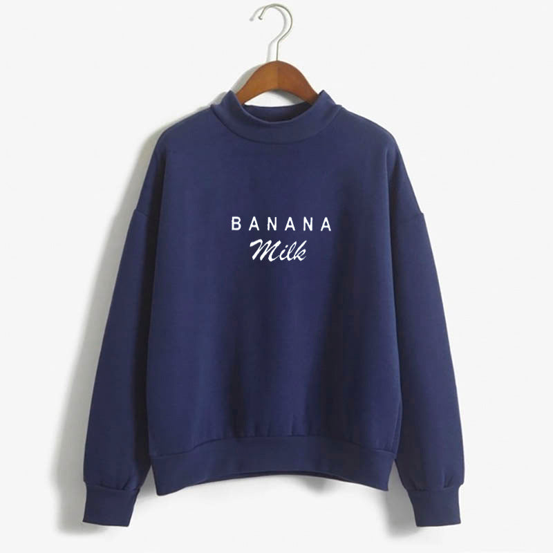 Banana Milk Graphic Crewneck Sweatshirt