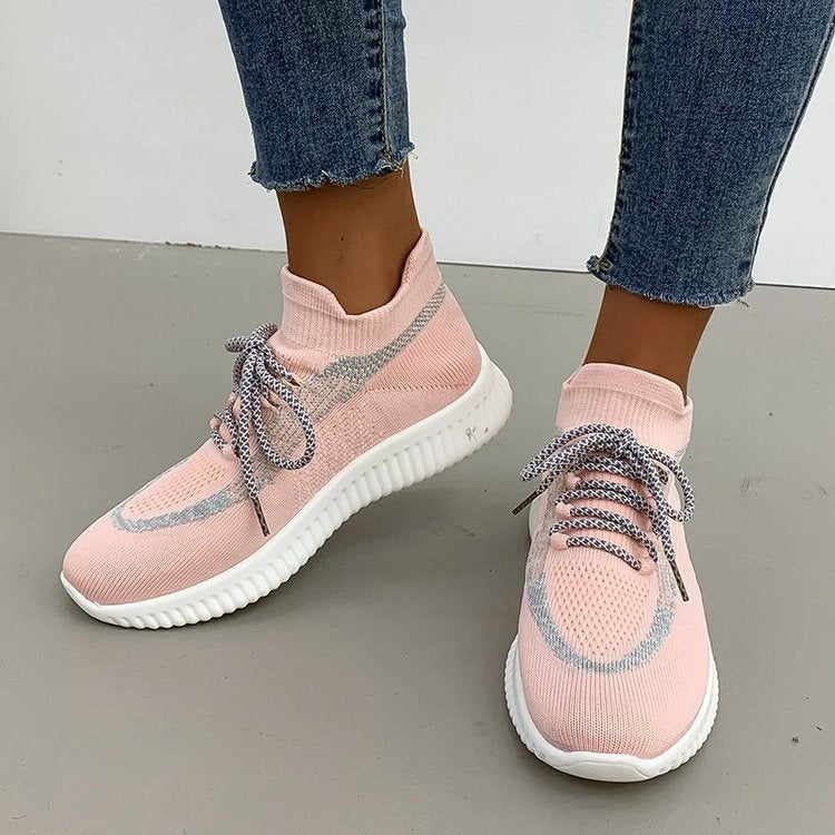 Athleisure Shoes - Stylish & Embellished Accents