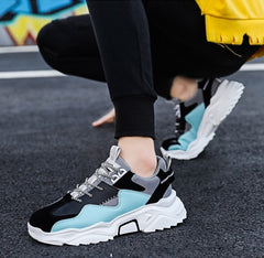 Chunky Contrast Sneakers: Trendy Athletic Style