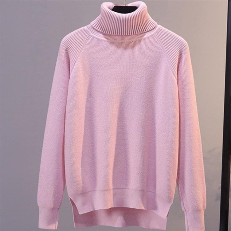 Cozy Turtleneck Raglan Sleeve Sweater