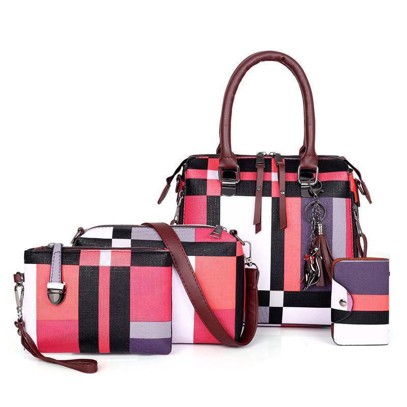 Chic and Versatile Patchwork Shoulder Bag Set