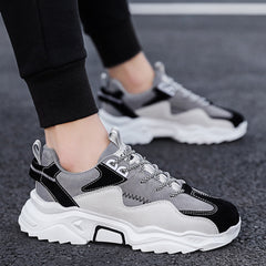 Chunky Contrast Sneakers: Trendy Athletic Style