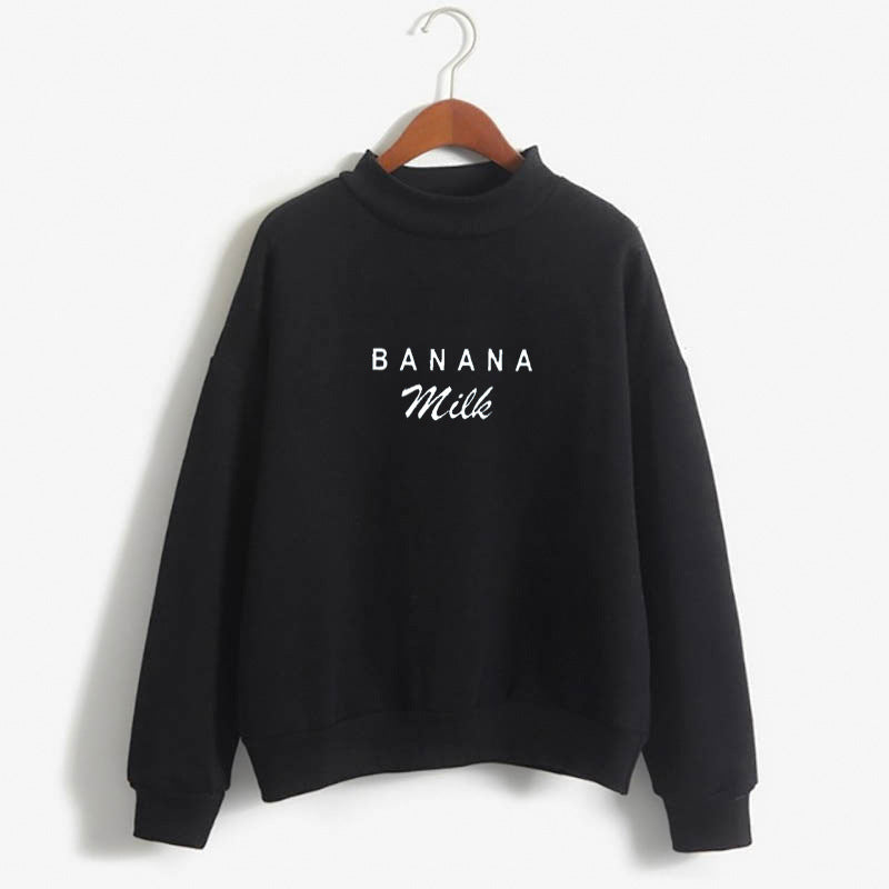 Banana Milk Graphic Crewneck Sweatshirt