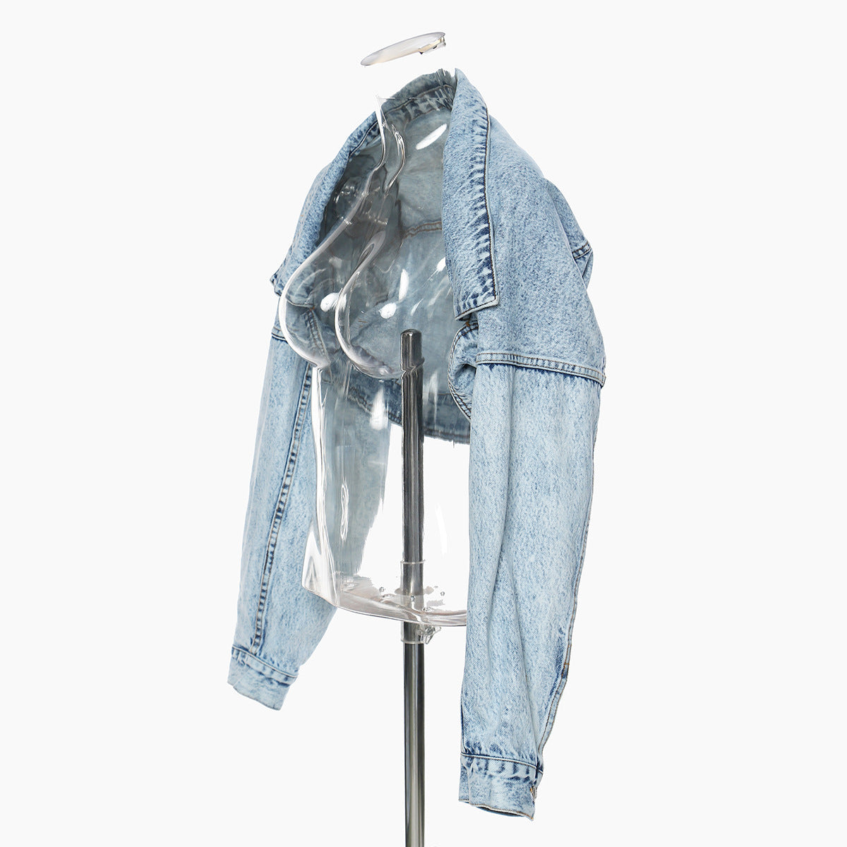 Women's Short Denim Jacket - Versatile Look