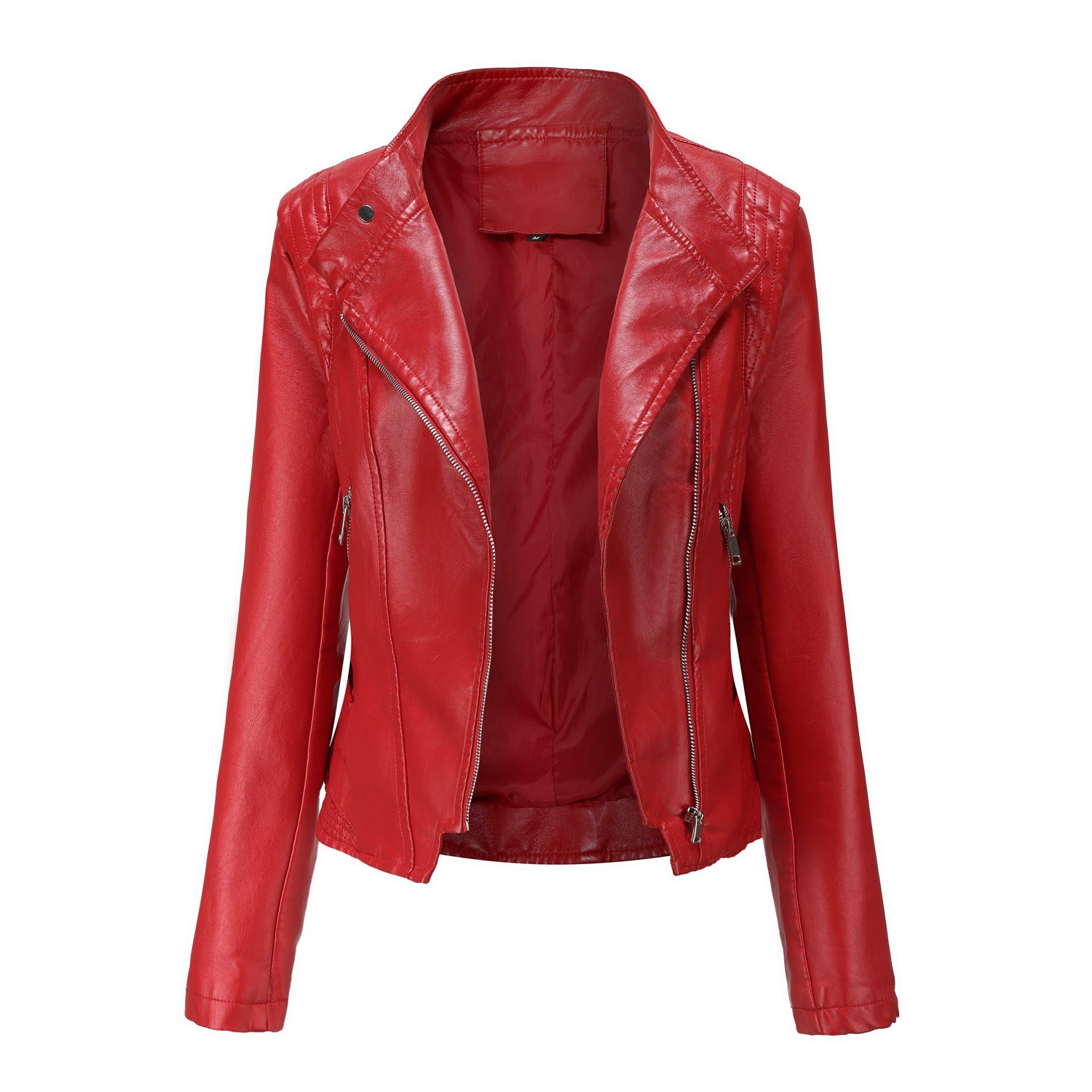 Women's PU Leather Jacket - Stylish & Trendy Fall Fashion