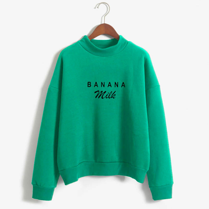 Banana Milk Graphic Crewneck Sweatshirt