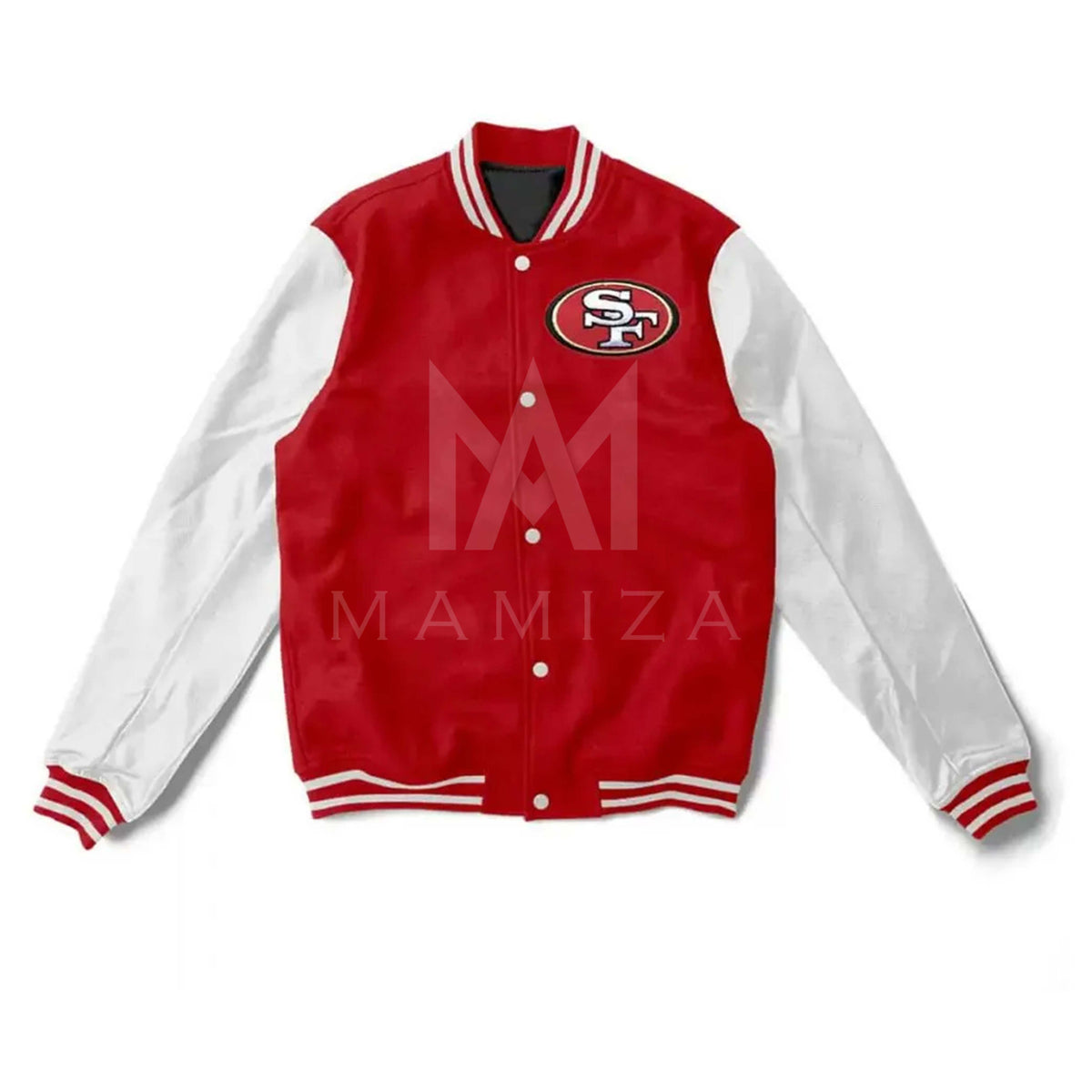 Men's Premium Quality 49ers Varsity Jacket