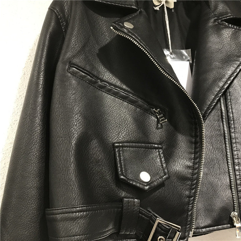 Women's PU Leather Jacket - Stylish & Trendy Fall Fashion