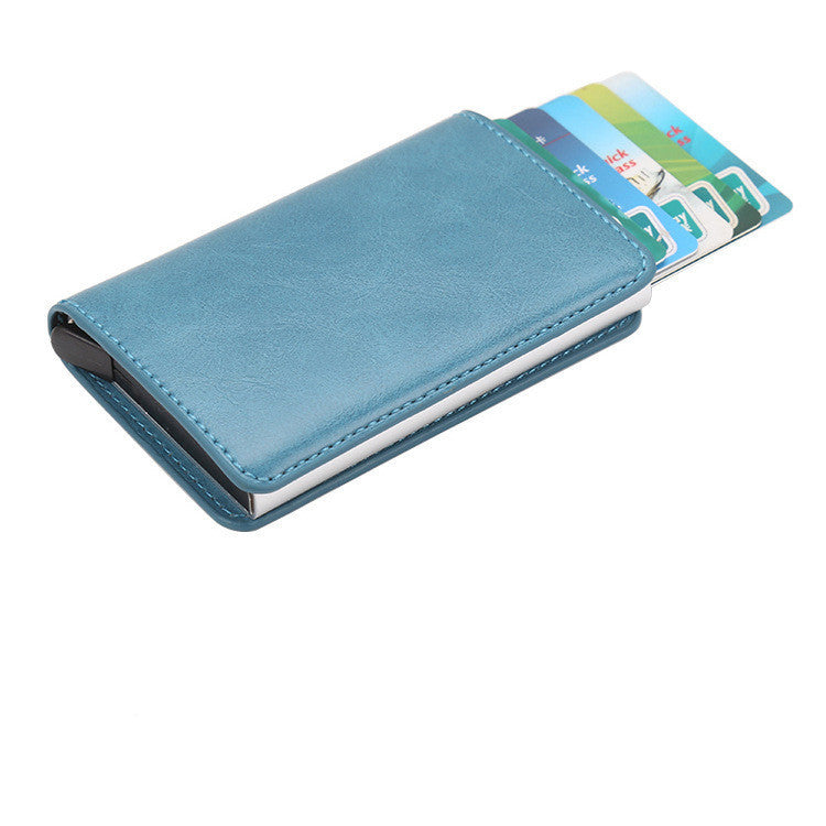 Compact Card Wallet - Classic Leather Wallet with Card Holder Design