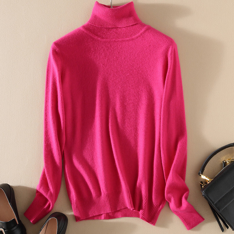 Cozy Turtleneck Knit Sweater