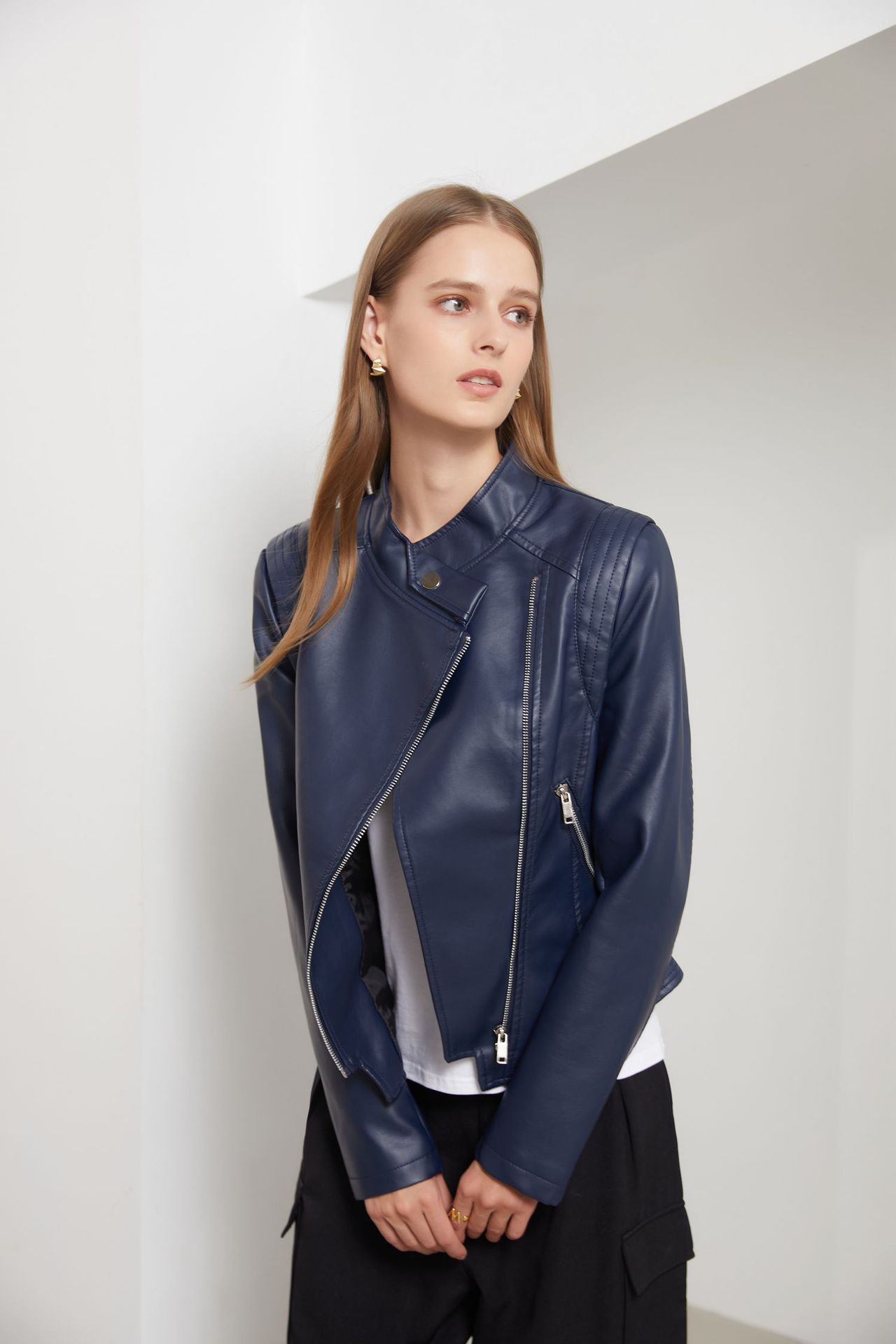 Women's PU Leather Jacket - Stylish & Trendy Fall Fashion