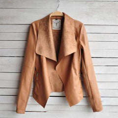 Women's Classic PU Leather Jacket