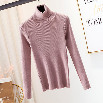 Soft and Cozy Ribbed Turtleneck Sweater