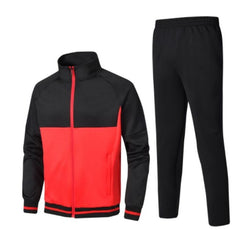 Color Block Sporty Tracksuit Set