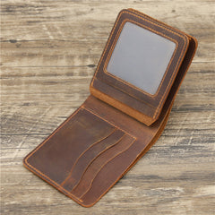 Leather Billfold Wallet with Compact Design