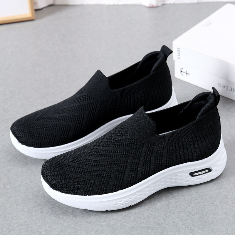 Women's Comfortable Knit Slip-On Sneakers