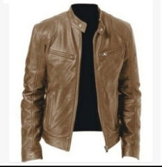 Men's PU Leather Jacket - Urban Fashion & Premium Quality