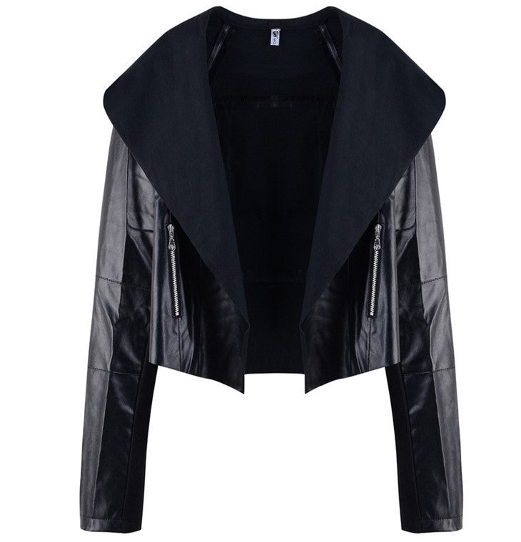 Women's Classic PU Leather Jacket