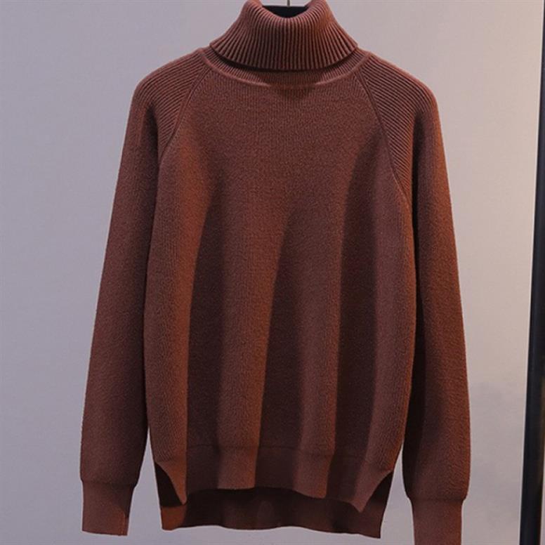 Cozy Turtleneck Raglan Sleeve Sweater