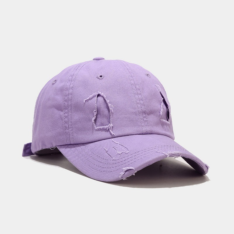 Distressed Baseball Caps - Multicolor