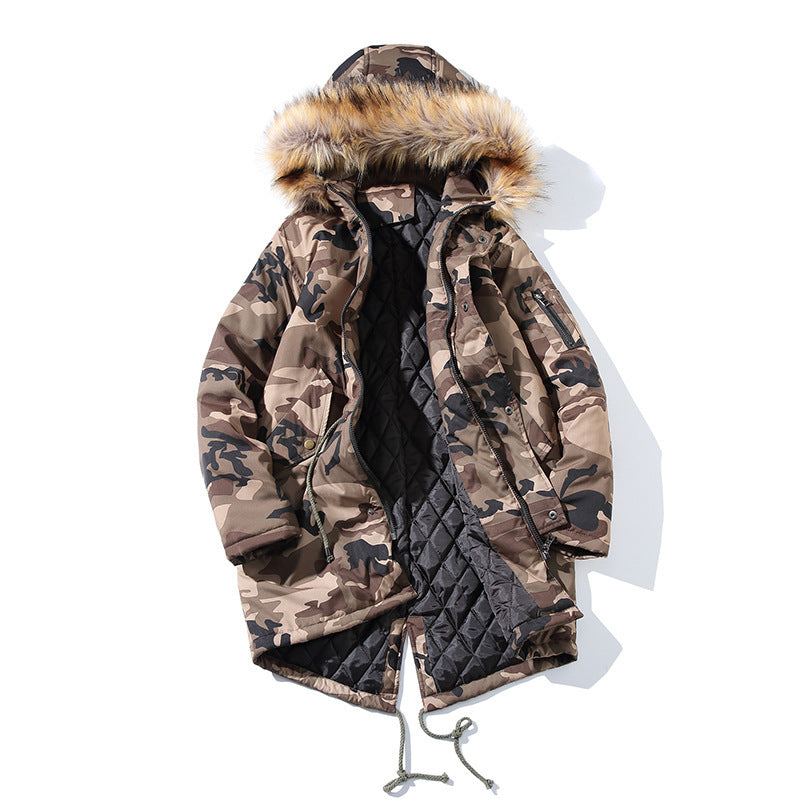 Faux Fur Hood Parka - Perfect for Cold Weather