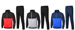 Color Block Sporty Tracksuit Set