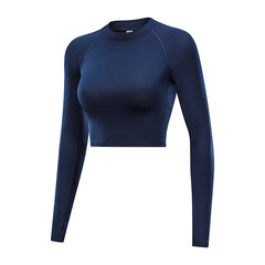 Women's Long Sleeve Crop Top