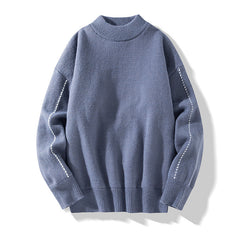 Men's Mock Neck Sweater - Cozy & Stylish Fall Fashion