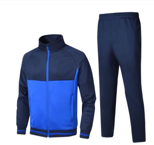 Color Block Sporty Tracksuit Set