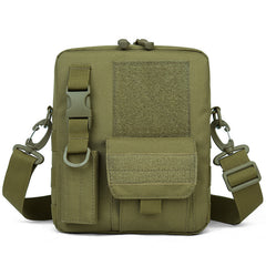 Rugged and Versatile Black Tactical Shoulder Bag