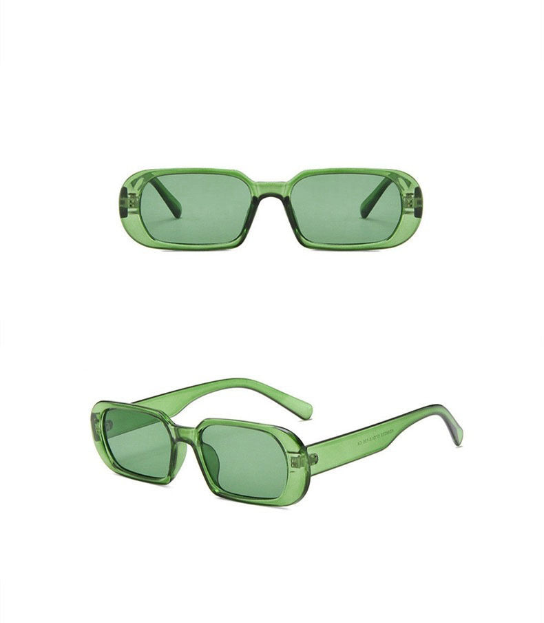 Square Sunglasses with Dark Tinted Lenses