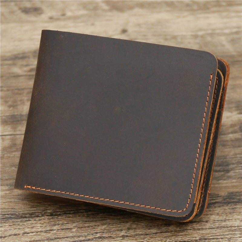 Leather Billfold Wallet with Compact Design