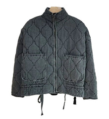 Cozy & Chic Dark Gray Quilted Jacket - Perfect for Fall & Winter