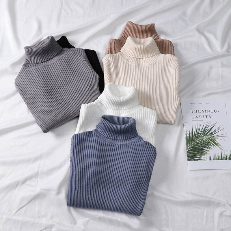 Soft and Cozy Ribbed Turtleneck Sweater