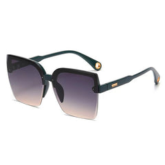 Chic Oversized Squared Sunglasses with Distinctive Design