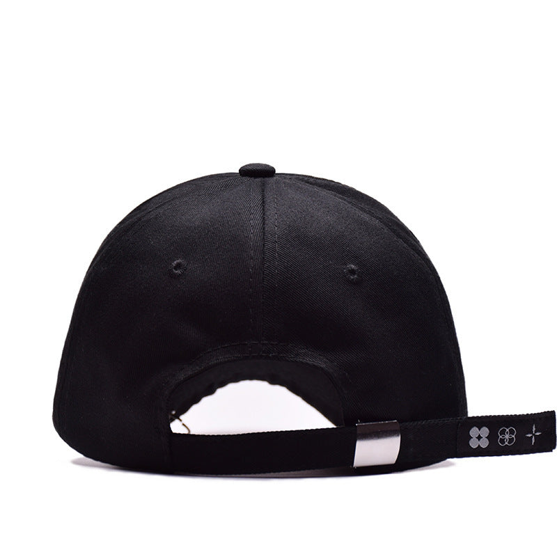 Adjustable Baseball Cap with Double-Ring Detail