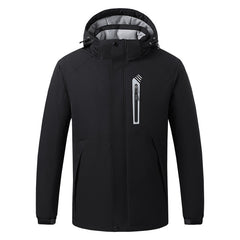 Men's Waterproof Winter Jacket - Stay Dry and Warm