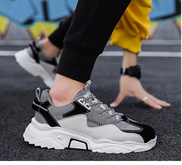 Chunky Contrast Sneakers: Trendy Athletic Style