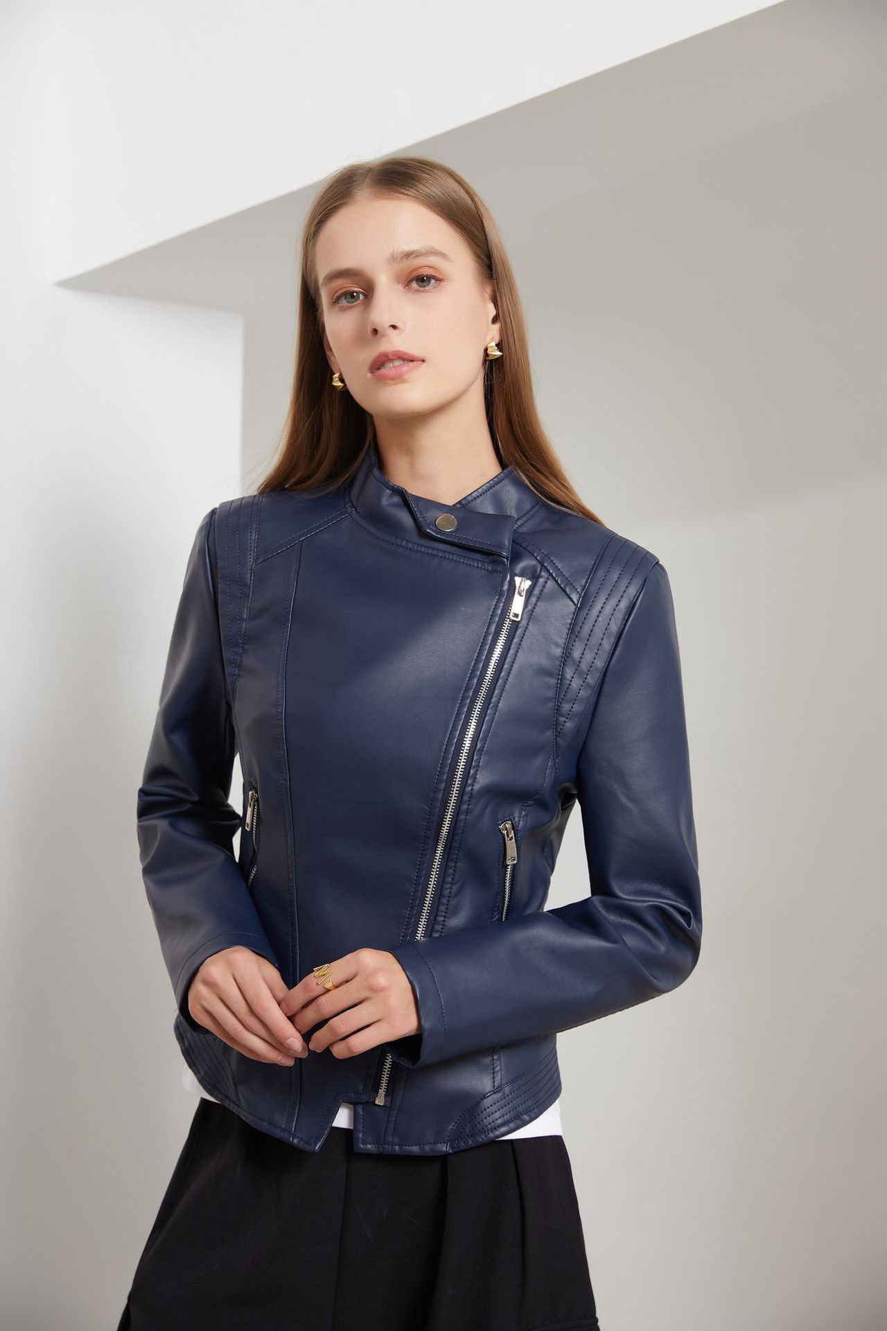 Women's PU Leather Jacket - Stylish & Trendy Fall Fashion