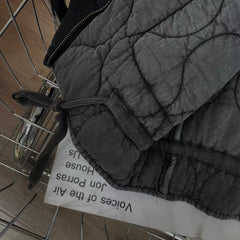 Cozy & Chic Dark Gray Quilted Jacket - Perfect for Fall & Winter