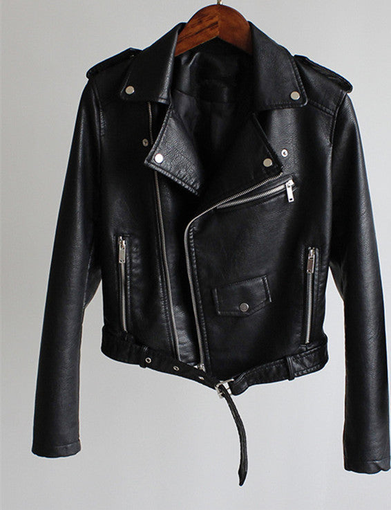 Women's Premium PU Leather Jacket: Elevate Your Look