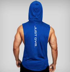 High-Performance Sleeveless Hooded Workout Tank